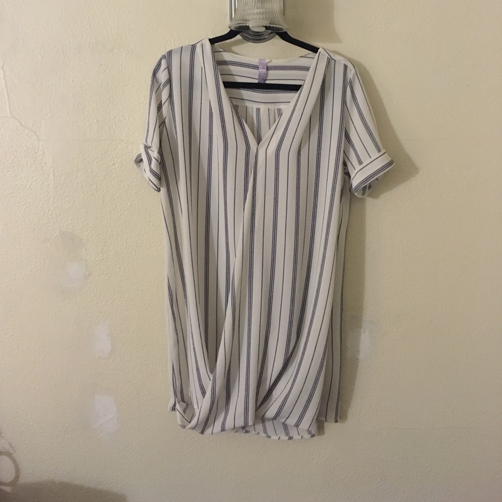 Wrap t - shirt dress.